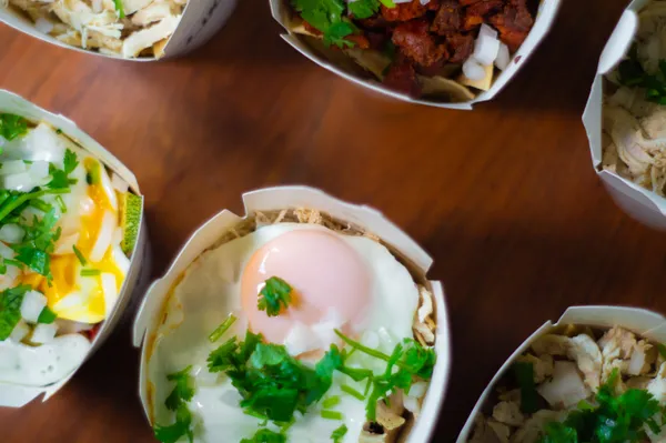 Chilaquiles with egg